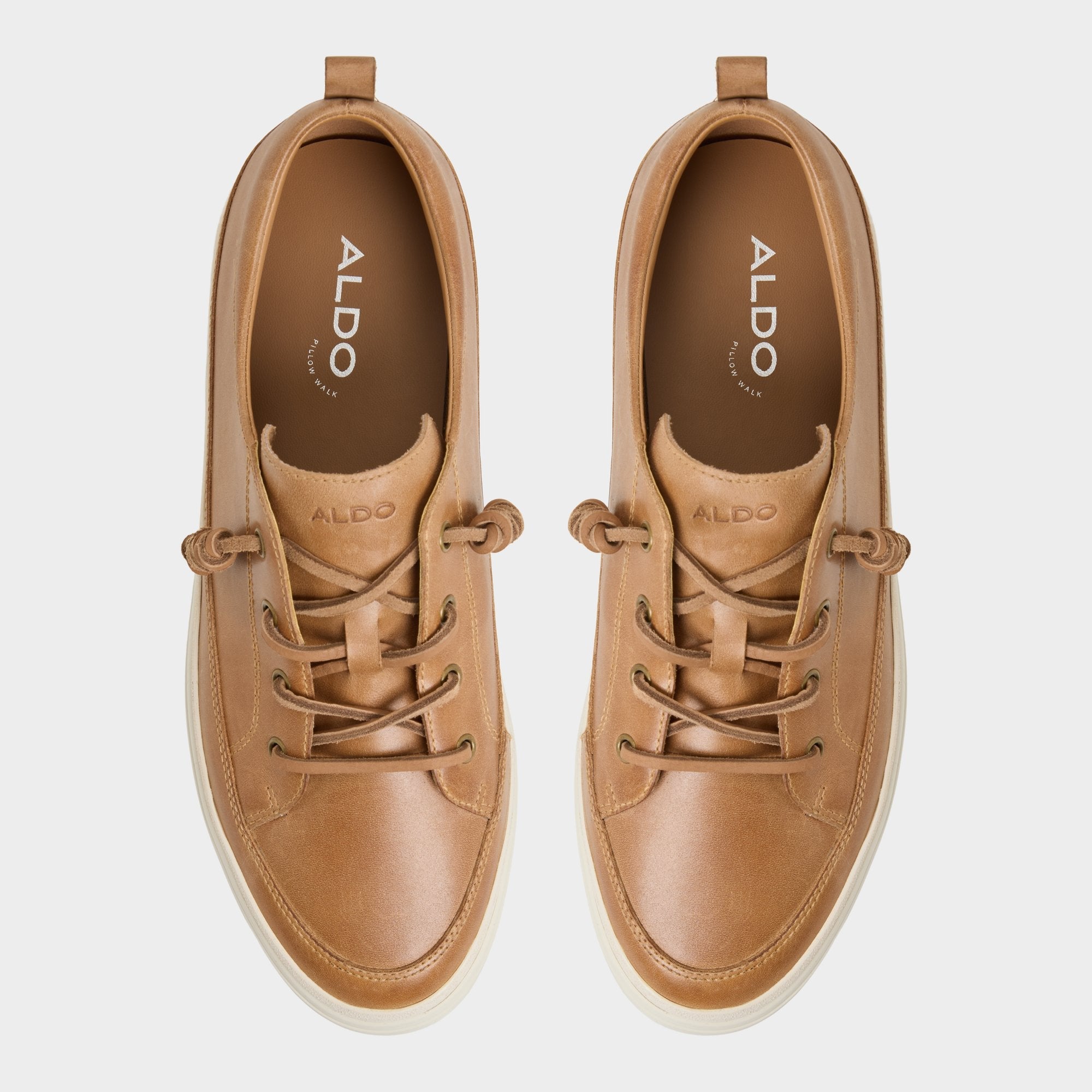 Tristin in Light Brown - Low top sneaker, Cup sole