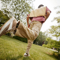 Ashwin in Taupe - Low top sneaker, Cup sole