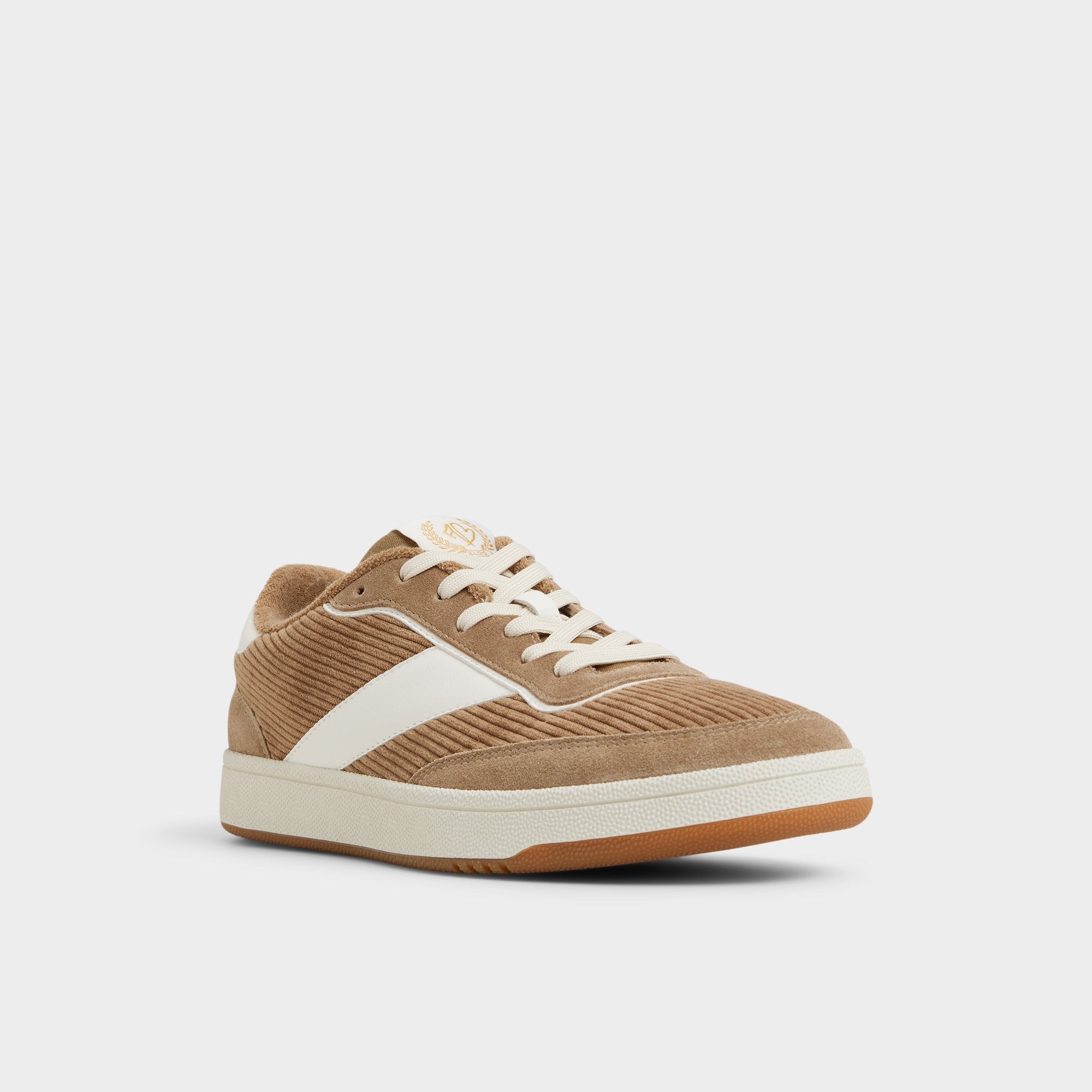 Ashwin in Taupe - Low top sneaker, Cup sole