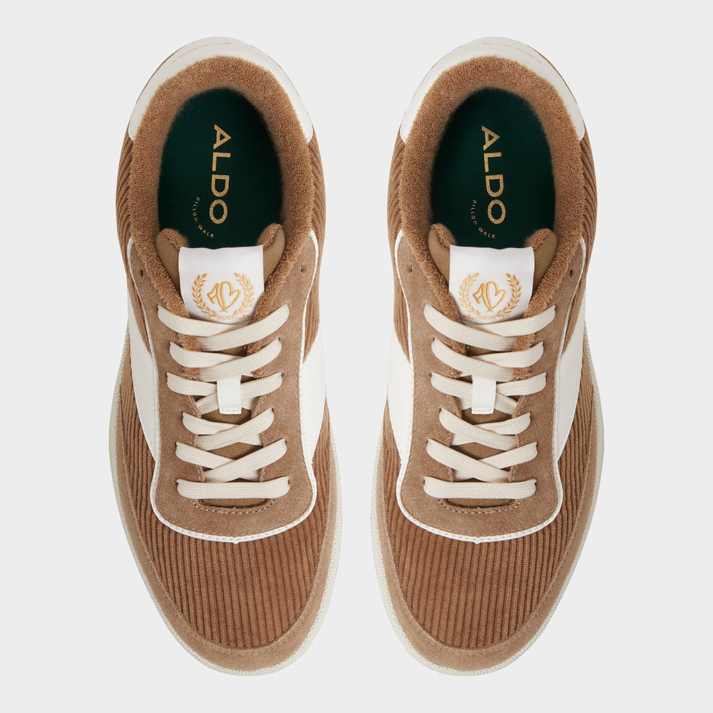 Ashwin in Taupe - Low top sneaker, Cup sole