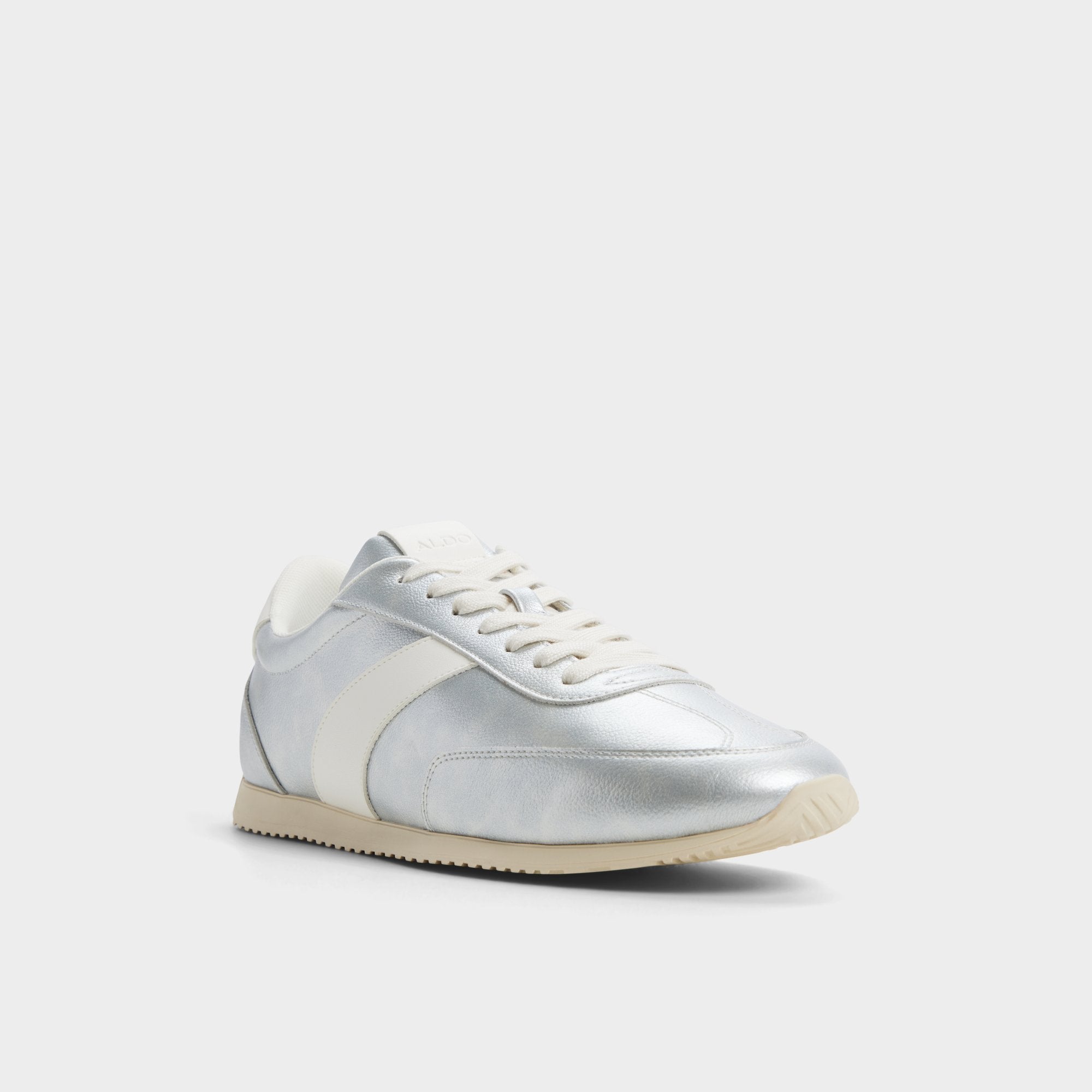 Nathaniell in Silver - Low top sneaker, Cup sole