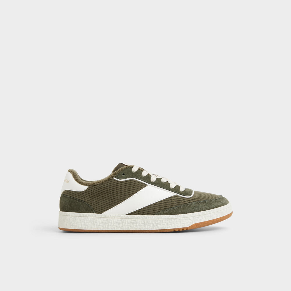 Ashwin in Olive - Low top sneaker, Cup sole
