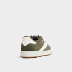 Ashwin in Olive - Low top sneaker, Cup sole