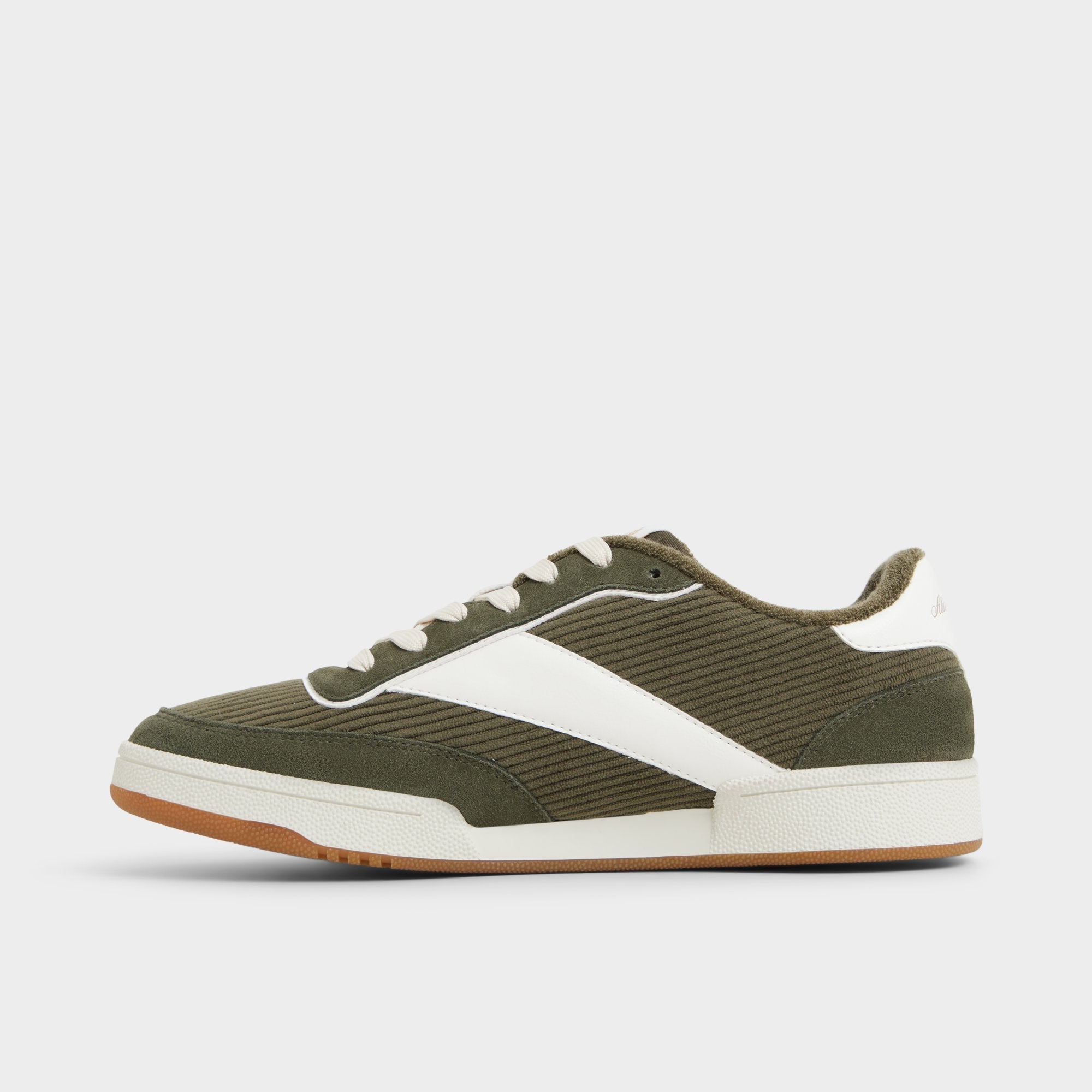 Ashwin in Olive - Low top sneaker, Cup sole