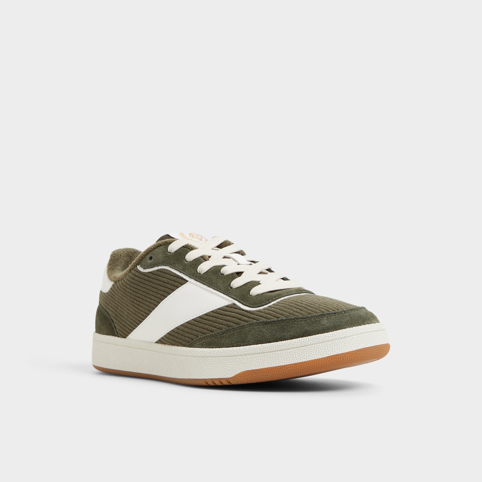 Ashwin in Olive - Low top sneaker, Cup sole