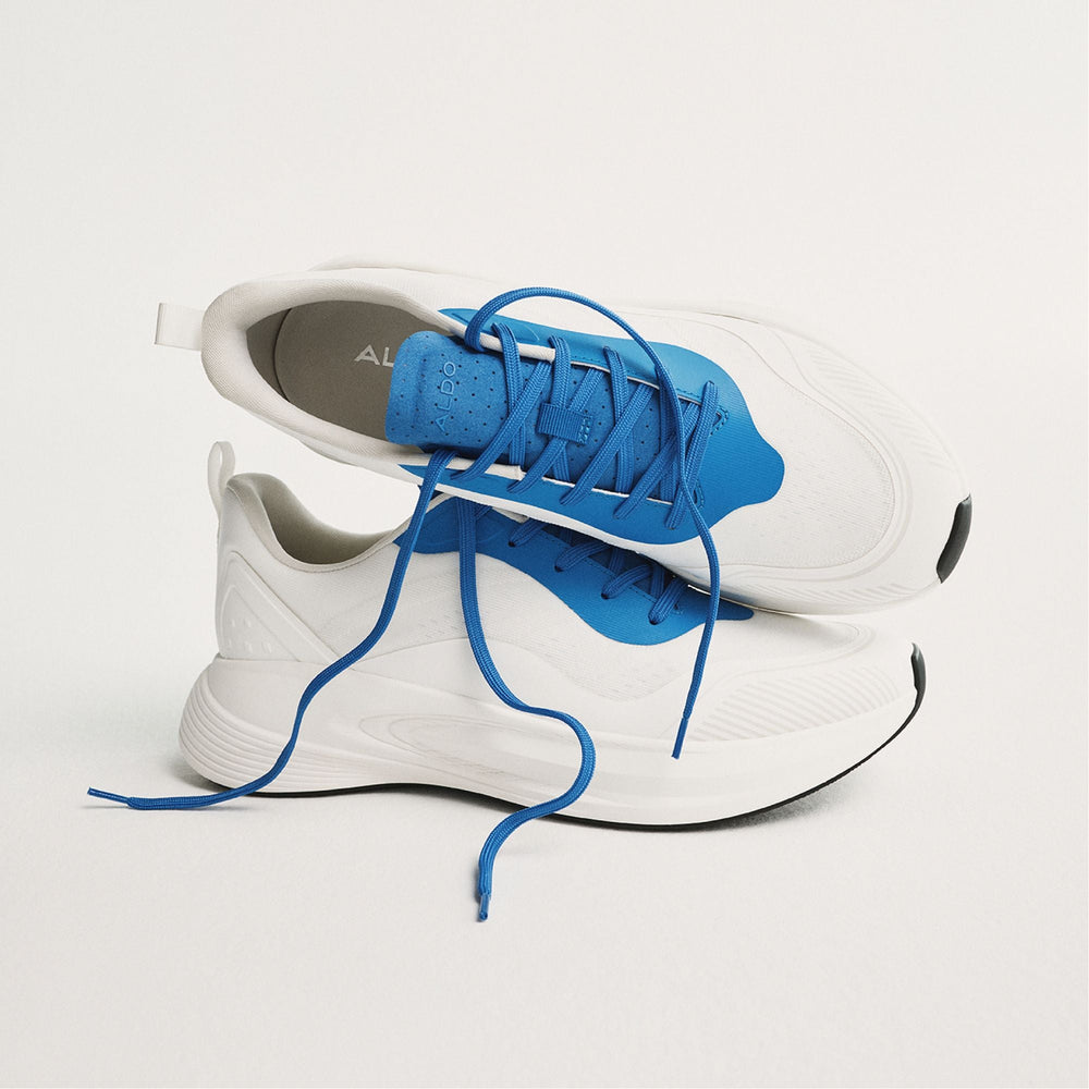 Pillowsnkr in M White Blue14112546 - Jogger sneaker, Jogger sole