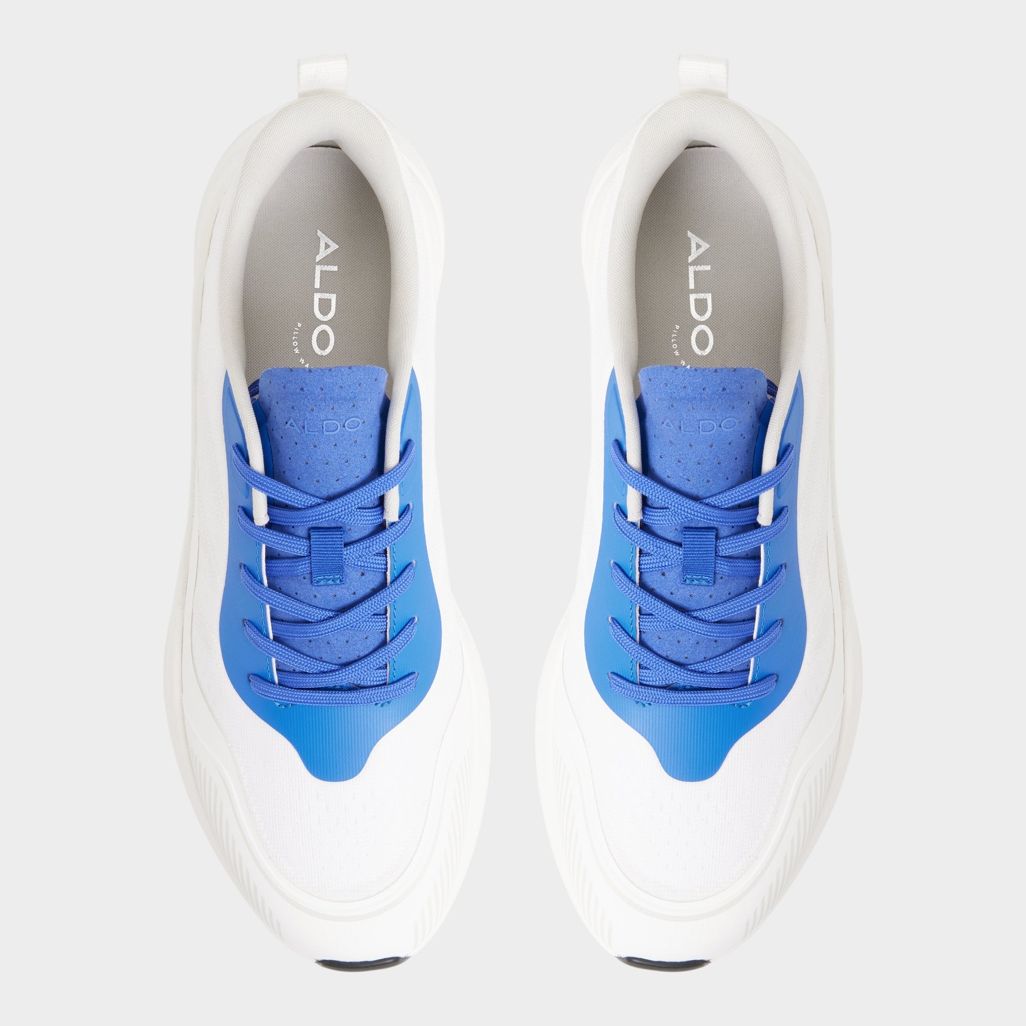 Pillowsnkr in M White Blue14112546 - Jogger sneaker, Jogger sole