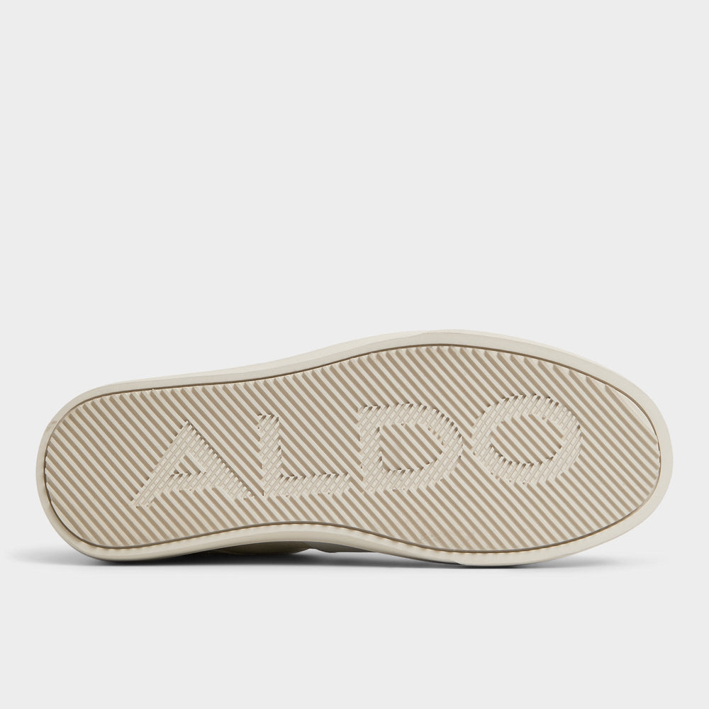 Braxton in White - Low top sneaker, Cup sole