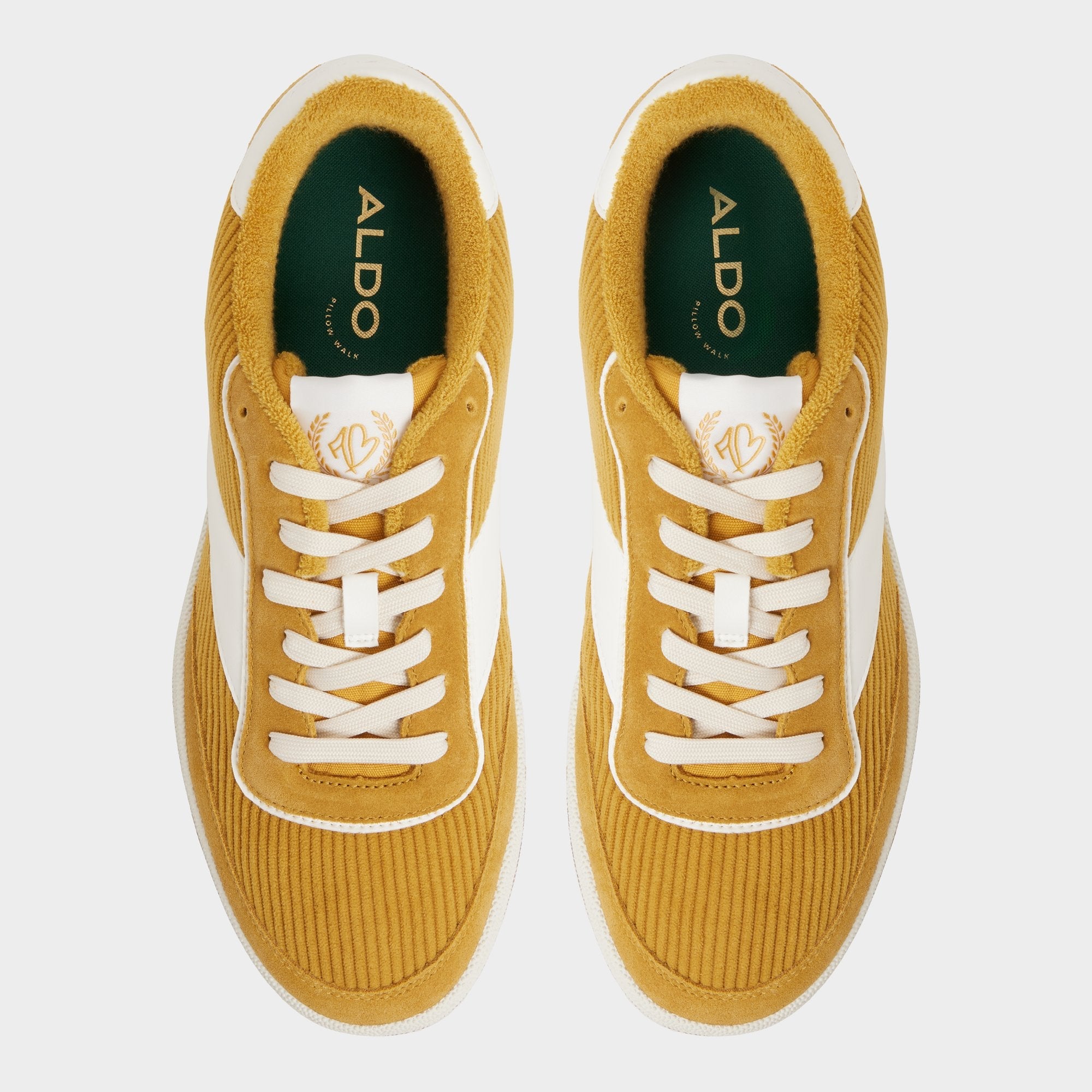 Ashwin in Other Yellow - Low top sneaker, Cup sole