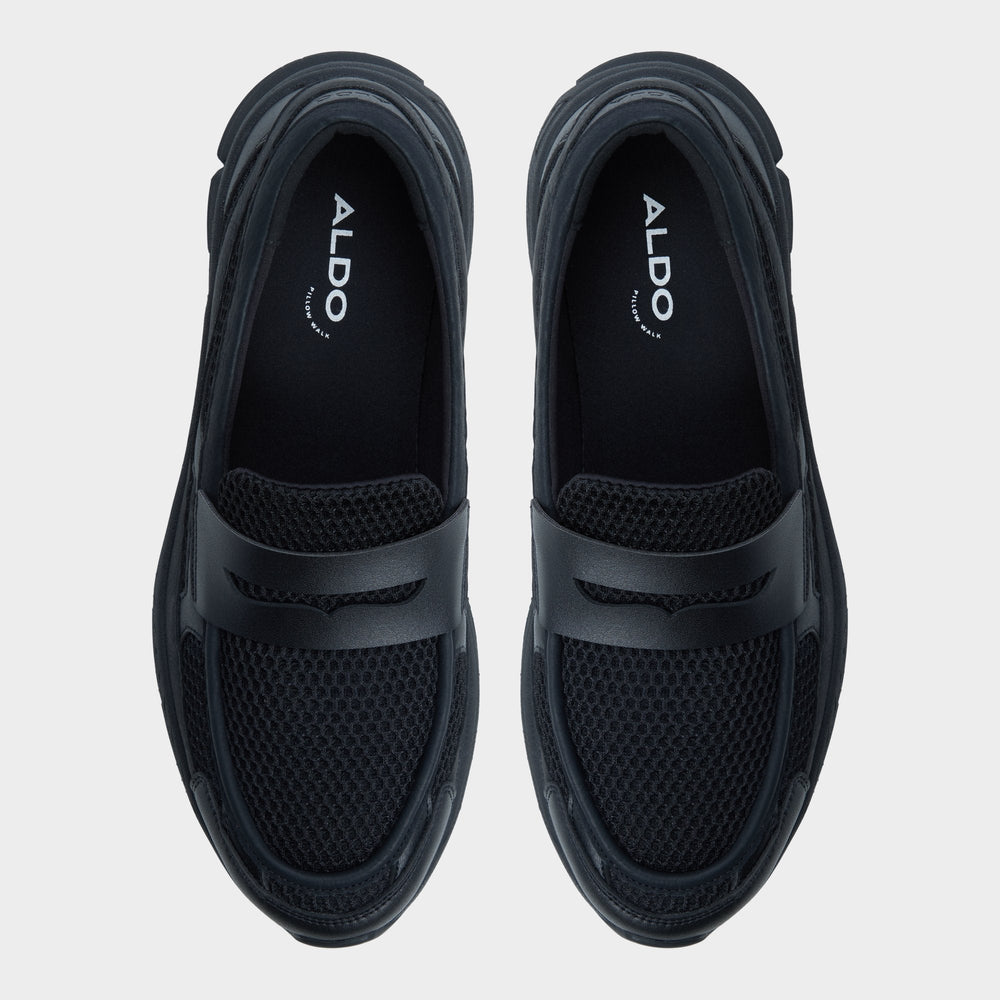 Loafersnkr in Black - Slip-on sneaker, Jogger sole
