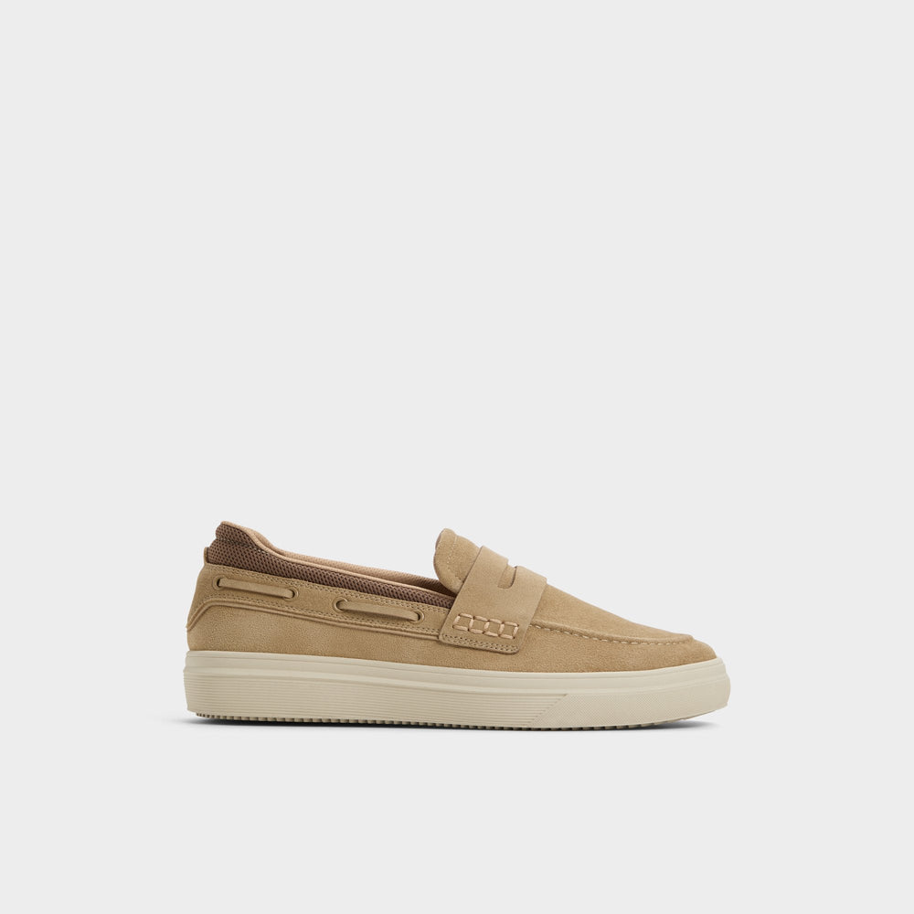 Seafarer Taupe Men's Casual Shoes - Boat shoe