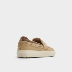 Seafarer Taupe Men's Casual Shoes - Boat shoe