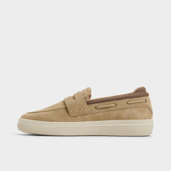 Seafarer Taupe Men's Casual Shoes - Boat shoe