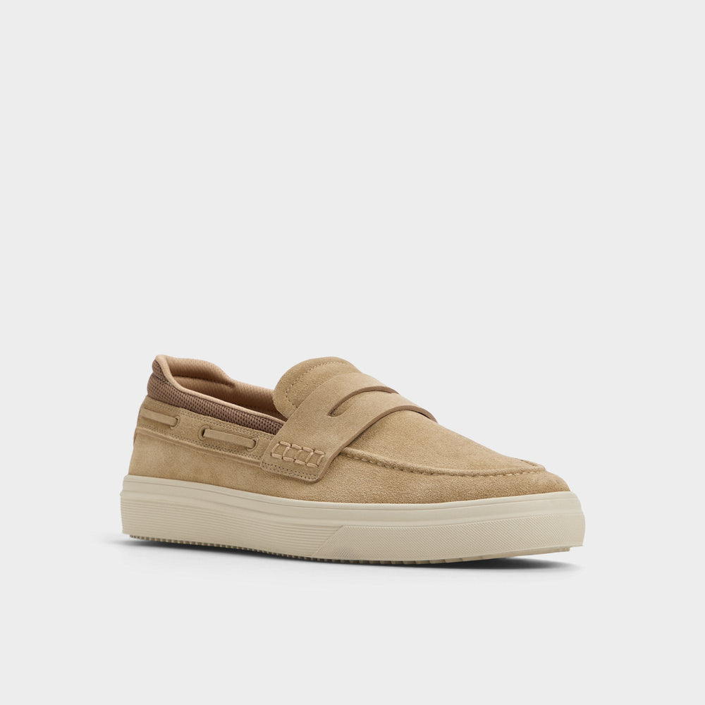Seafarer Taupe Men's Casual Shoes - Boat shoe