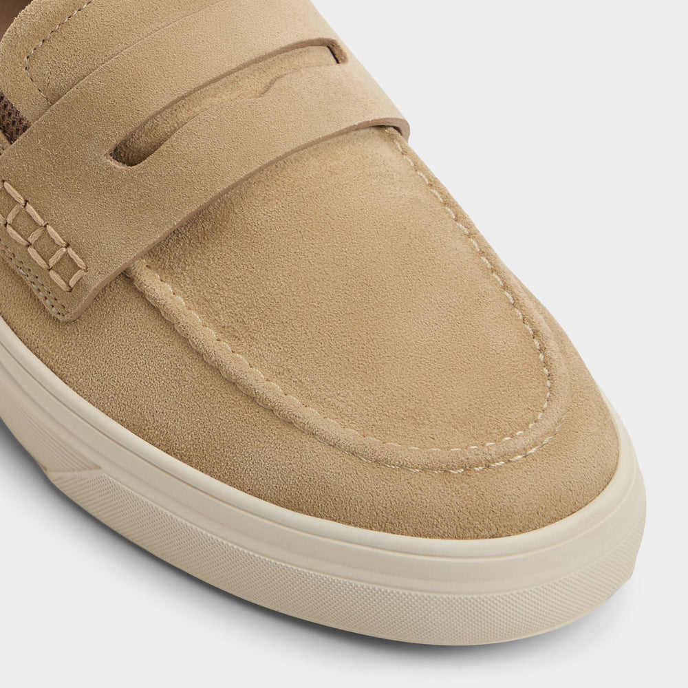 Seafarer Taupe Men's Casual Shoes - Boat shoe