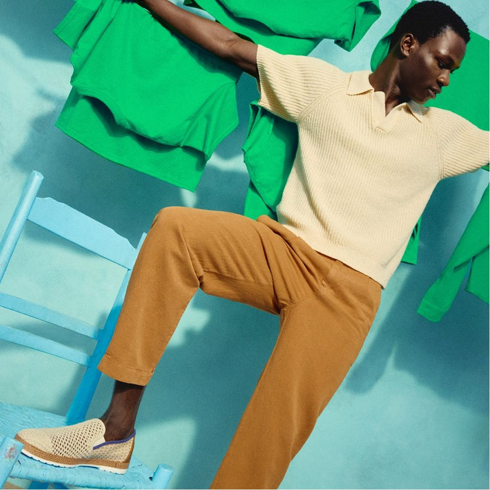 Kianou Beige Men's Casual Shoes - Espadrille