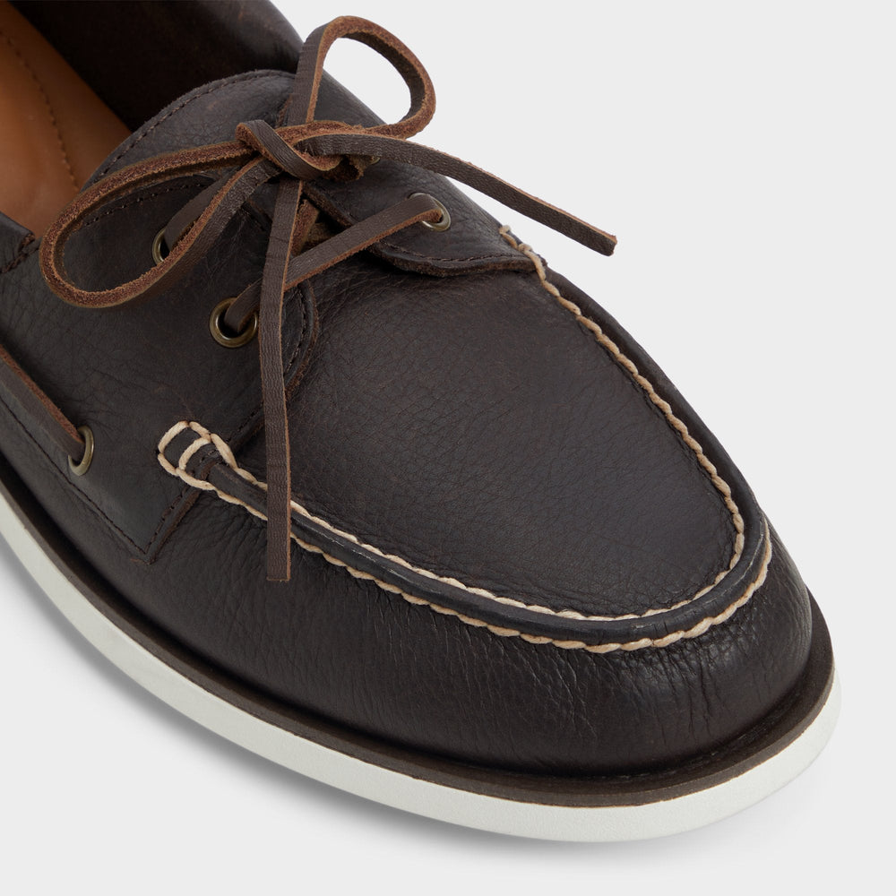 Musker Dark Brown Men's Boat shoes - Boat shoe