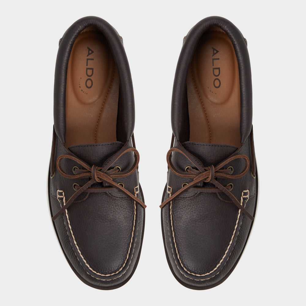Musker Dark Brown Men's Boat shoes - Boat shoe