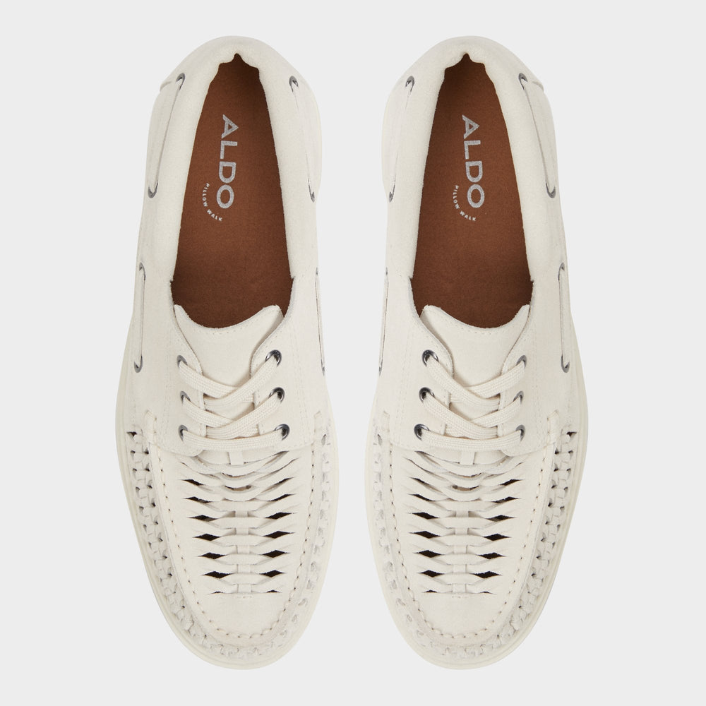 Mikal Ivory Men's Casual Shoes - Boat shoe