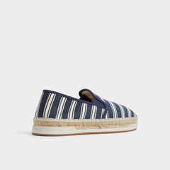 Johnney Navy Men's Loafers & Slip-Ons - Espadrille