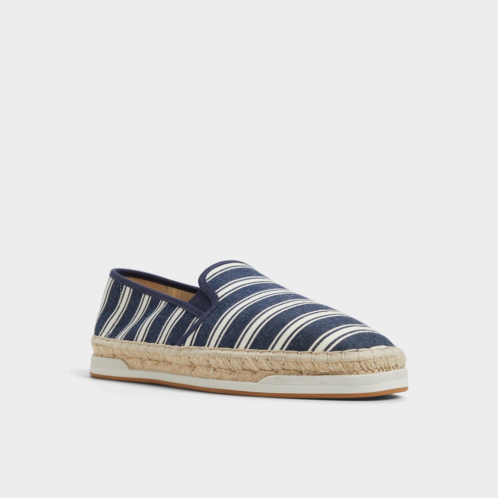 Johnney Navy Men's Loafers & Slip-Ons - Espadrille