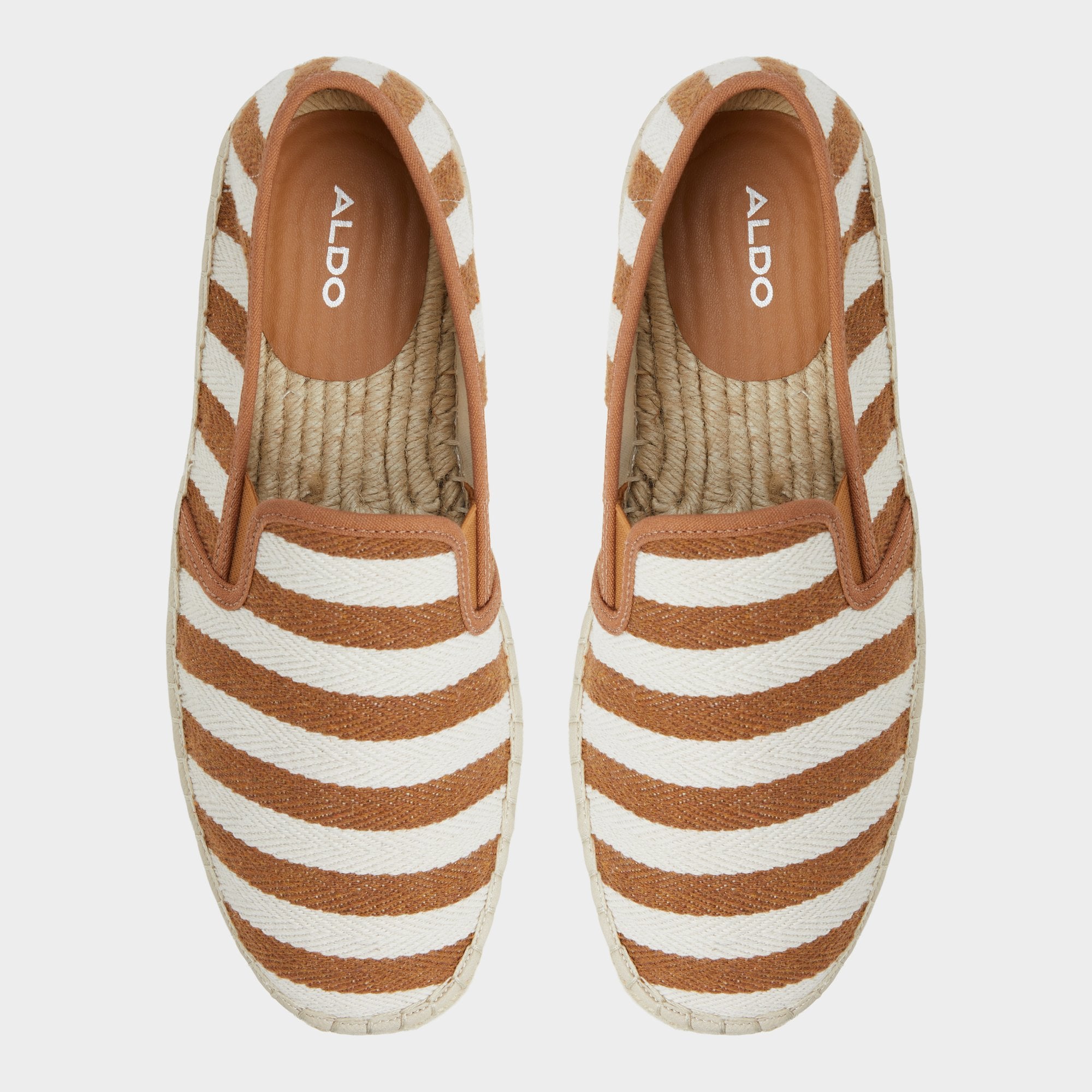 Johnney Cognac Textile Canvas Men's Espadrilles - Espadrille