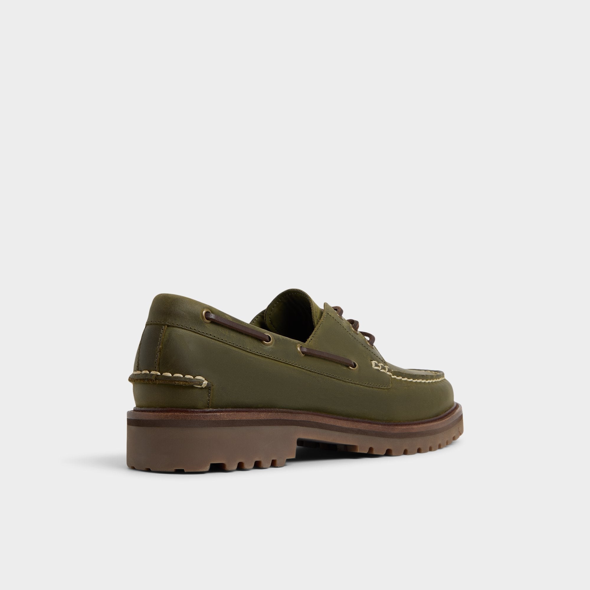 Cedric in Khaki - Boat shoe