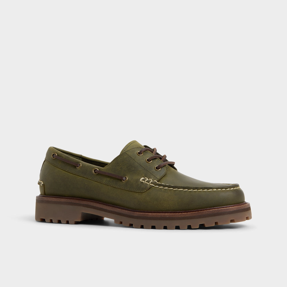 Cedric in Khaki - Boat shoe