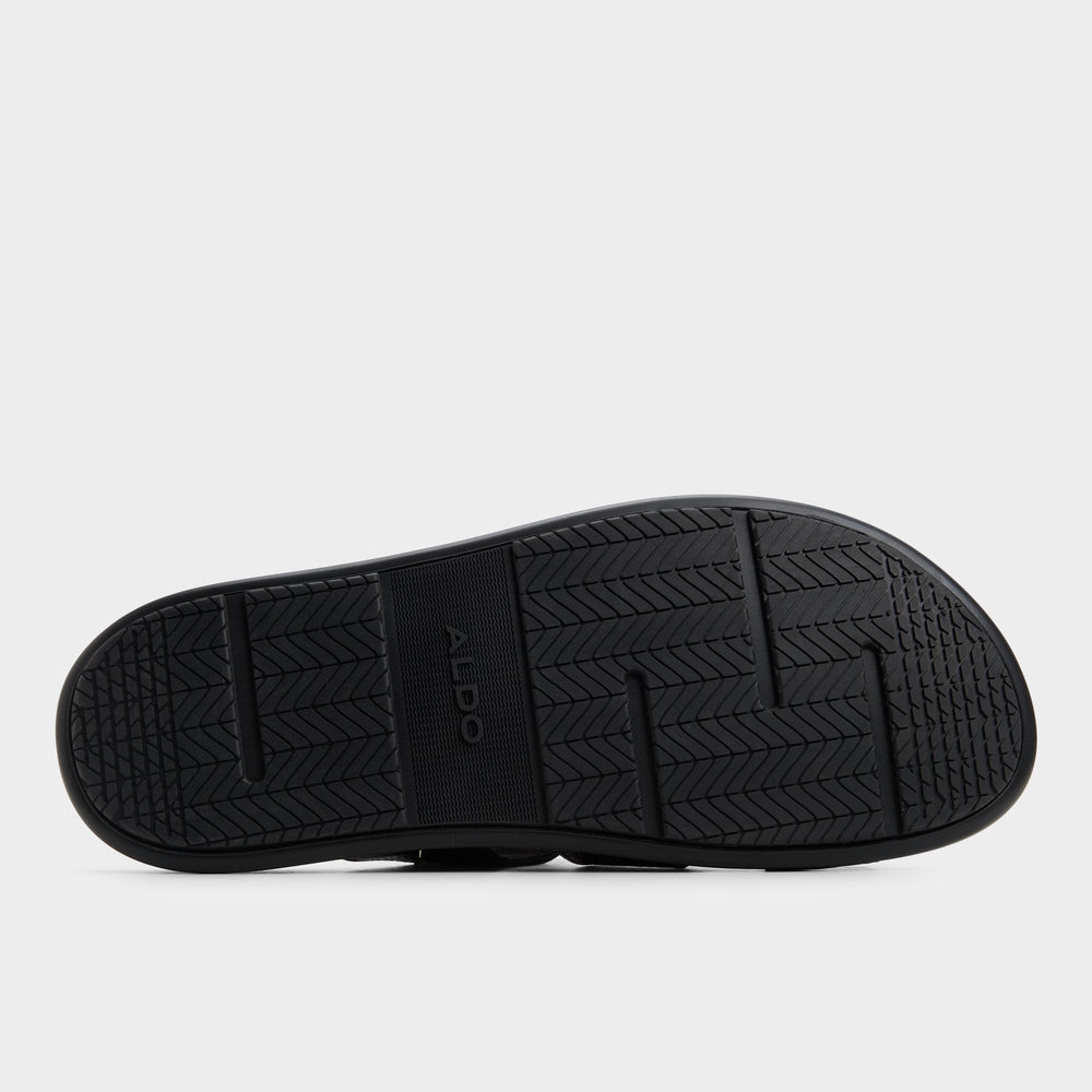 Windham Black Men's Sandals & Slides - Slide sandal