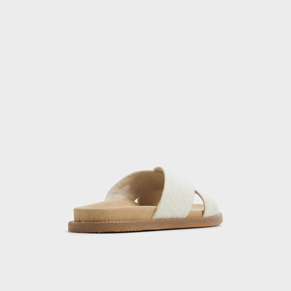 Marrin Open Beige Men's Slides - Slide sandal