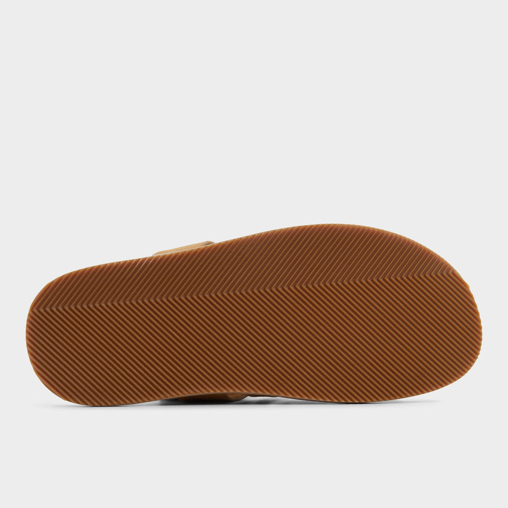 Haniff Camel Men's Sandals & Slides - Strappy flat sandal