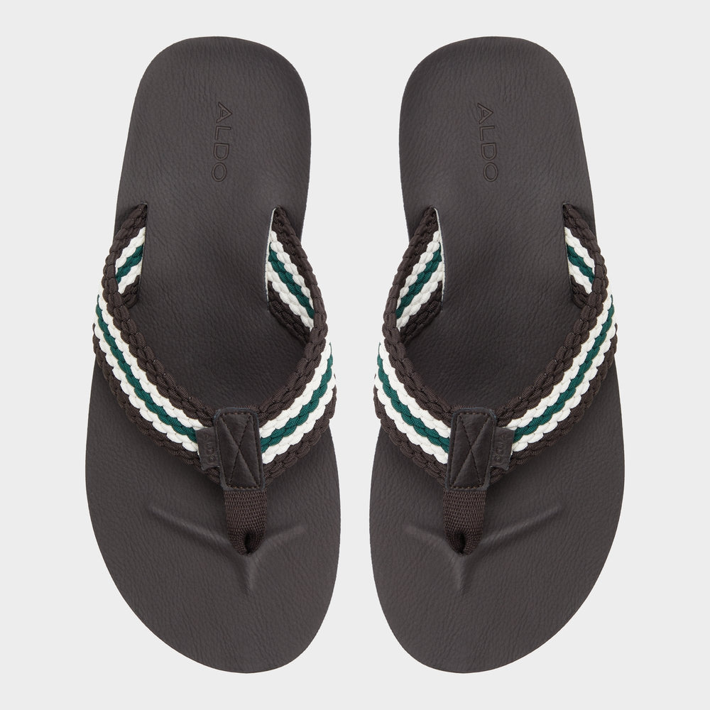 Adede Dark Brown Men's Flip flops - Flip flop