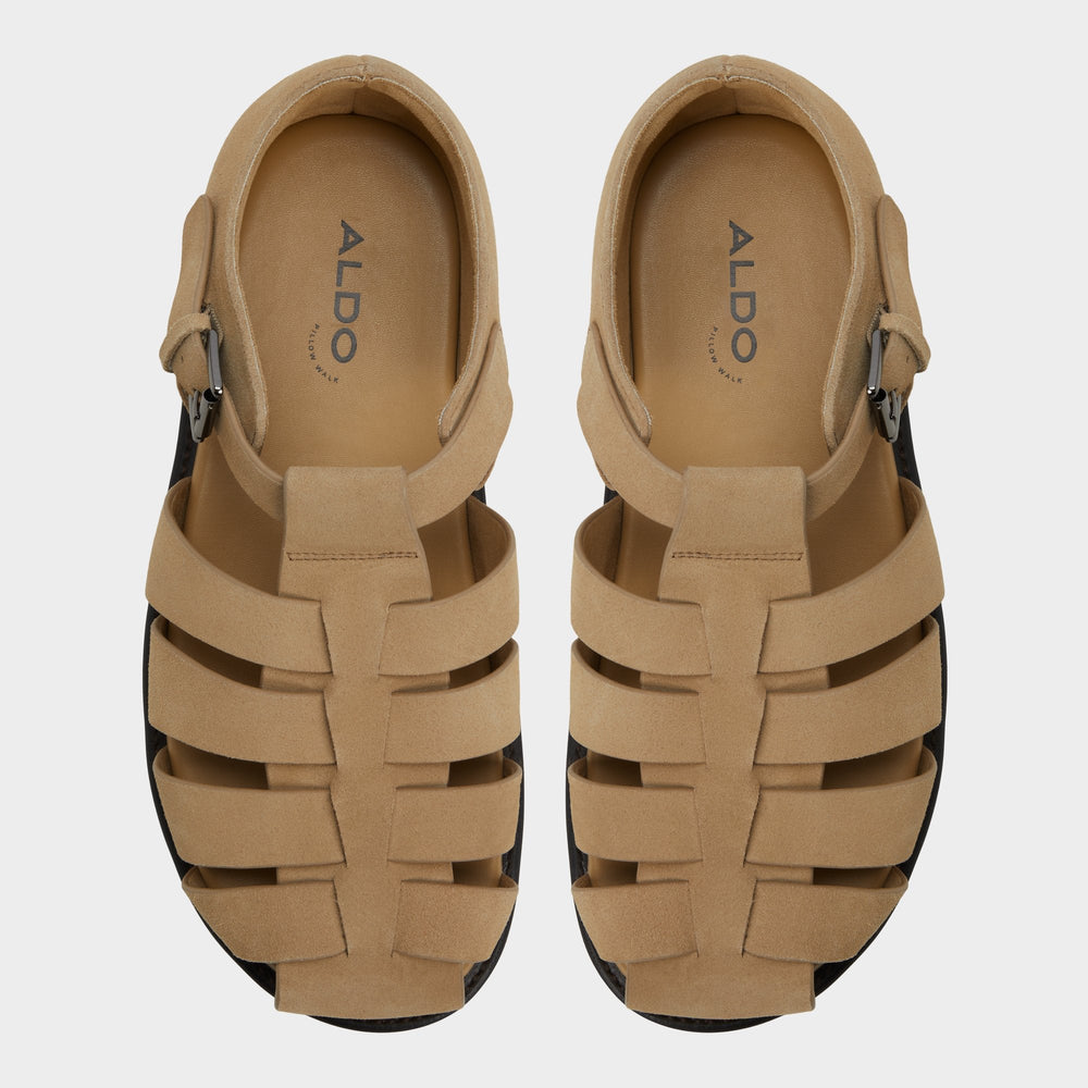 Wildhaven Taupe Men's Sandals & Slides - Flat sandal
