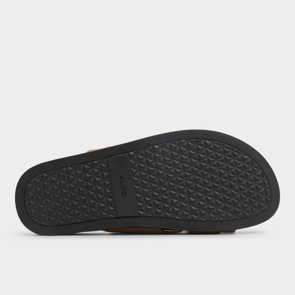 Delmar Open Brown Men's Slides - Slide sandal