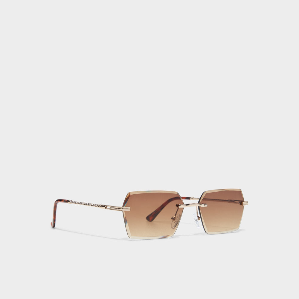 Kaaolle Gold Men's Rectangle - Rectangle sunglasses