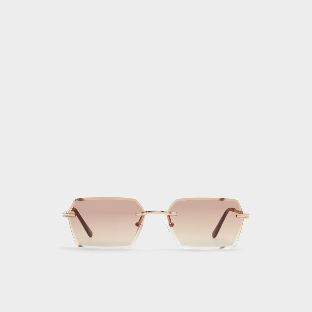 Arilalith Light Brown Men's Round - Oval sunglasses