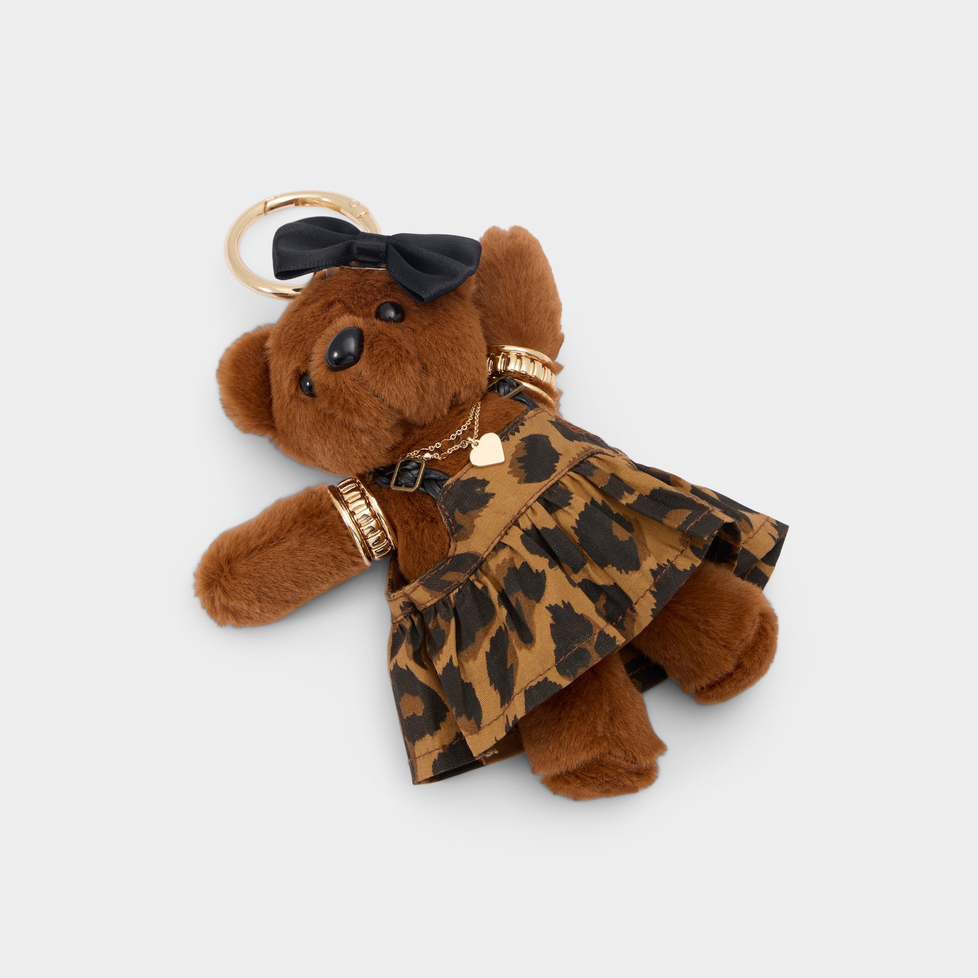 Goldielux in Other Brown - Bag charm