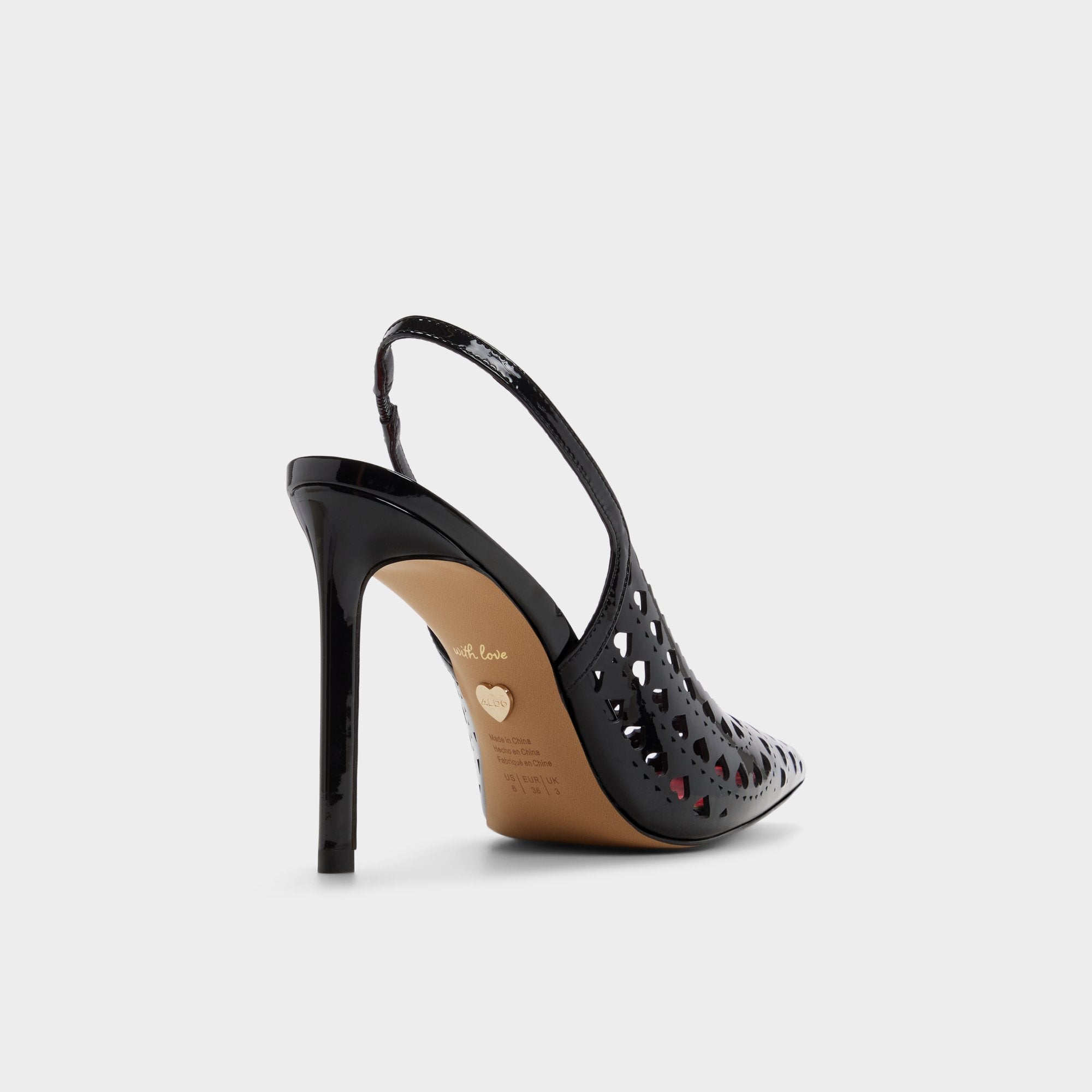 Lovesling in Black - Sling back high heel, Stiletto heel