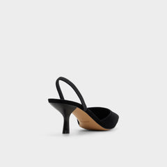 Re in Jessica Black - Sling back high heel, Stiletto heel