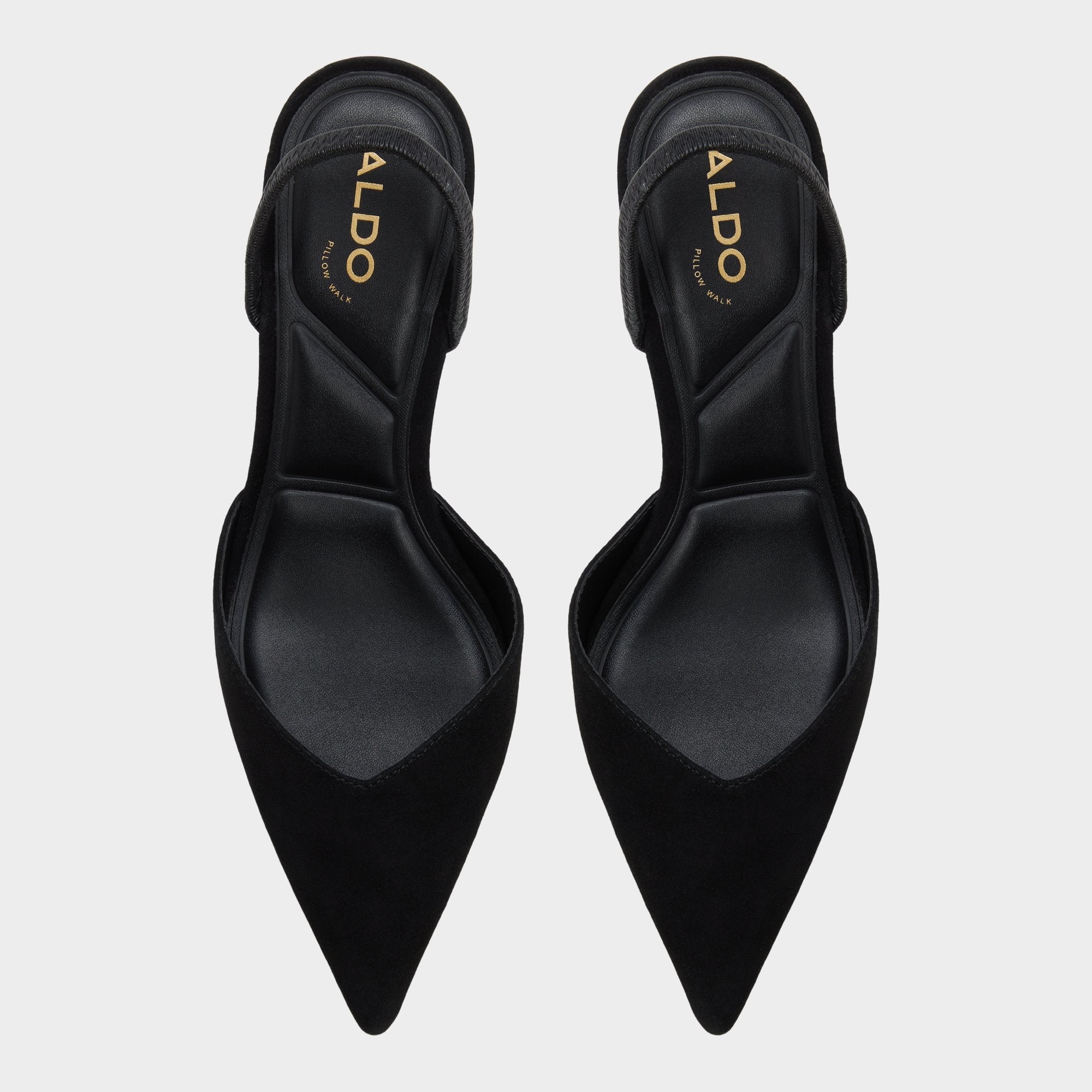 Re in Jessica Black - Sling back high heel, Stiletto heel