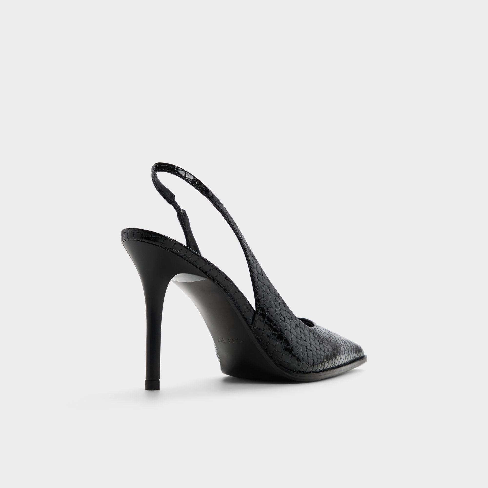 Re in Samantha Other Black - Sling back high heel, Stiletto heel