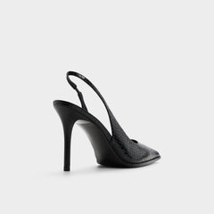 Re in Samantha Other Black - Sling back high heel, Stiletto heel