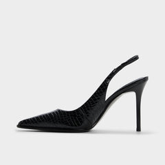 Re in Samantha Other Black - Sling back high heel, Stiletto heel