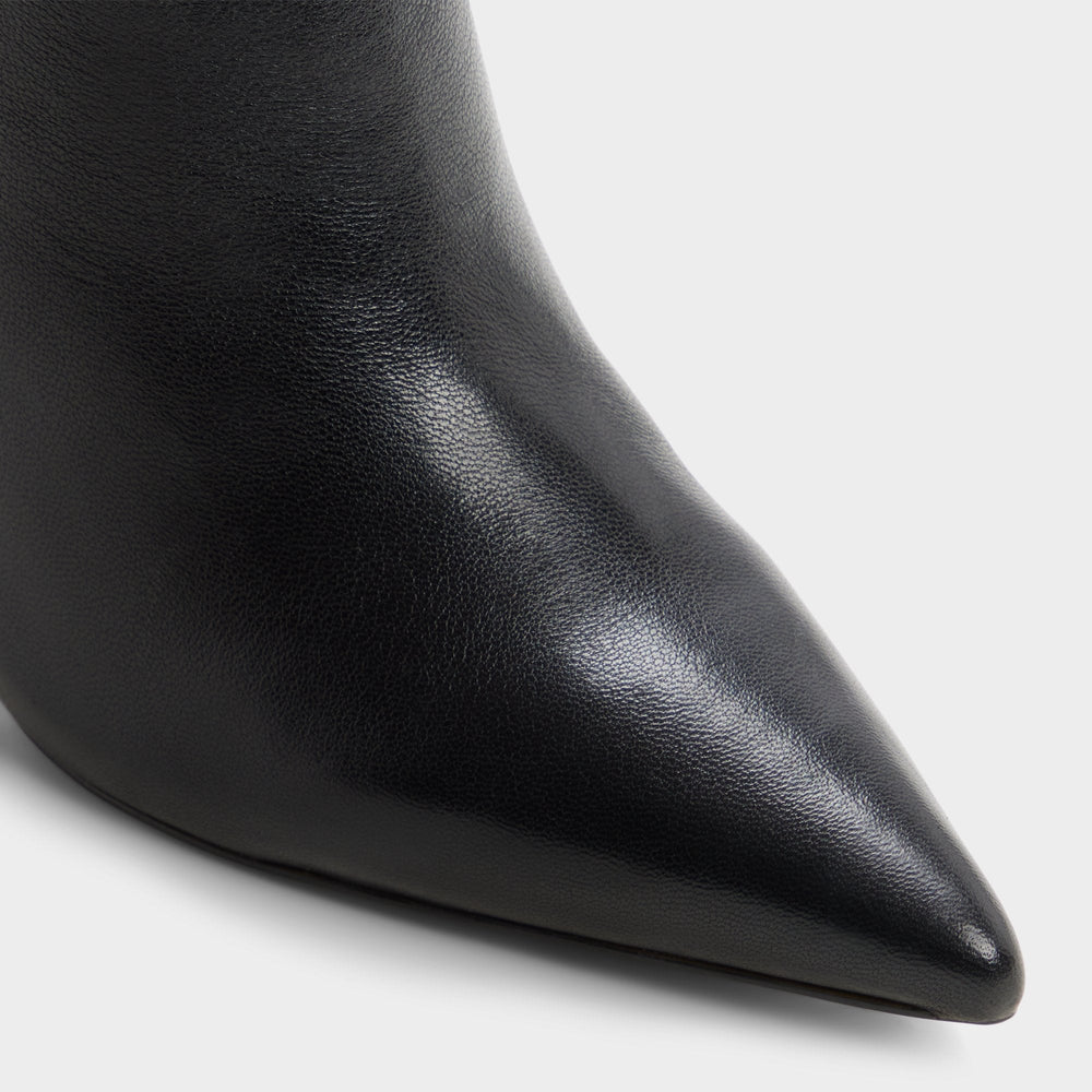 Holiis in Other Black - Knee-high boot, Stiletto heel