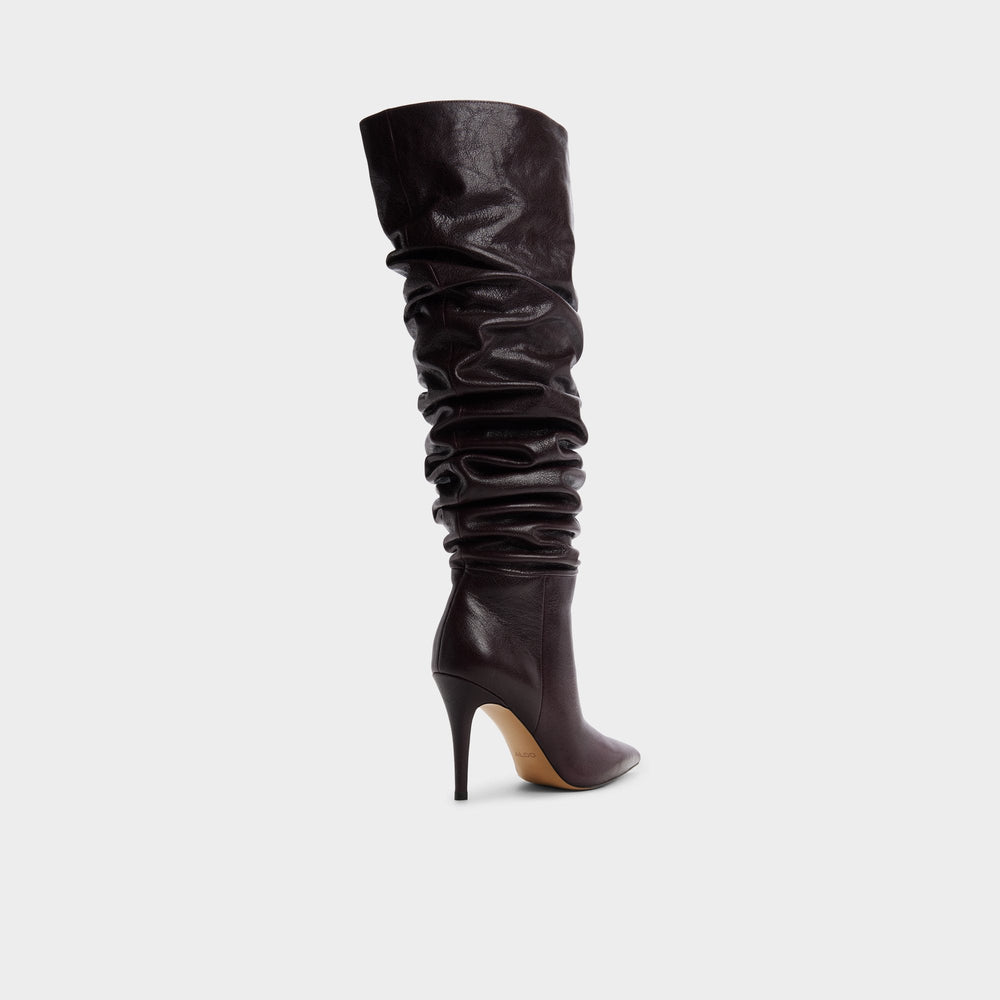 Holiis in Bordo - Knee-high boot, Stiletto heel