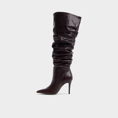Holiis in Bordo - Knee-high boot, Stiletto heel