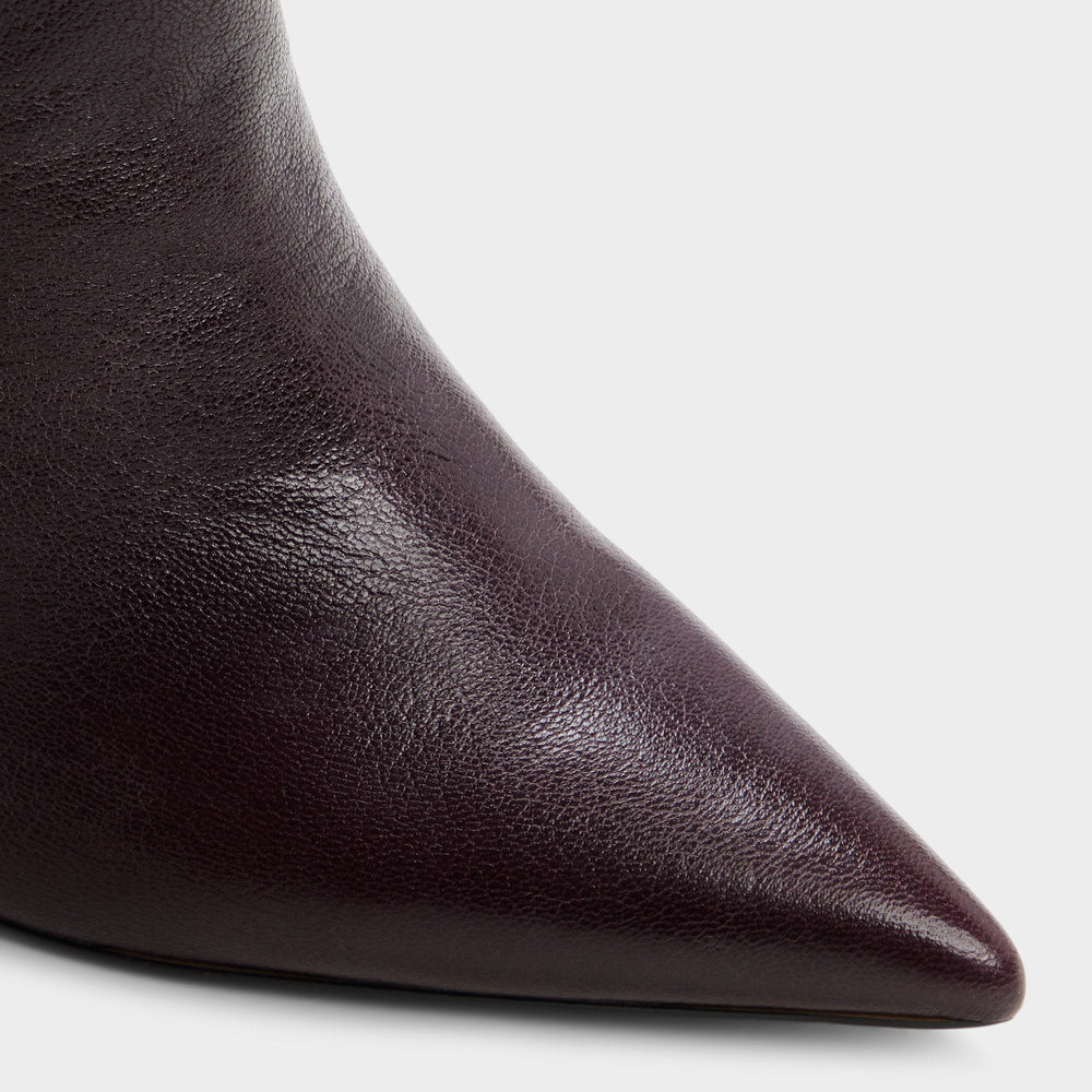 Holiis in Bordo - Knee-high boot, Stiletto heel