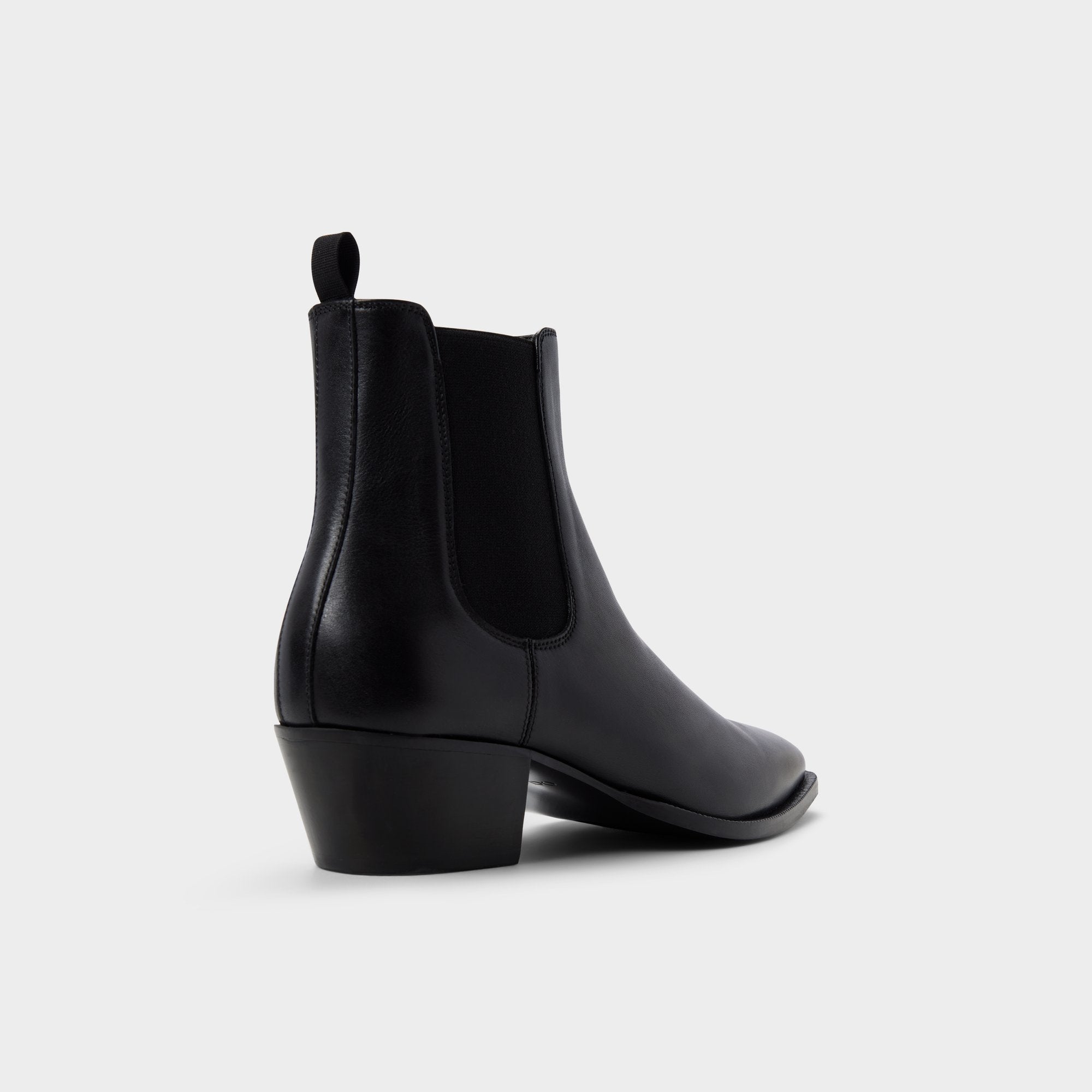Jako in Black - Chelsea boot, Block heel