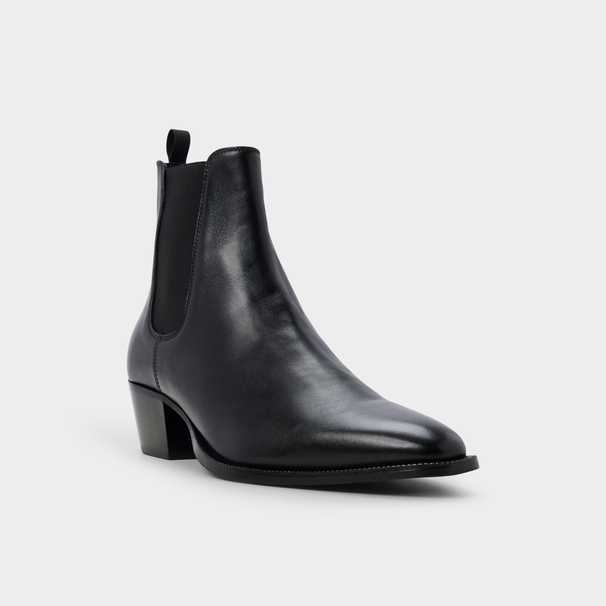 Jako in Black - Chelsea boot, Block heel