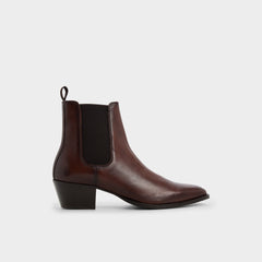Jako in Brown - Chelsea boot, Block heel